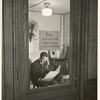 Music Library Phonograph booth, Mortimer Cohen (staff)