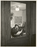 Music Library Phonograph booth, Mortimer Cohen (staff)