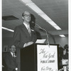 New Dorp, Dedication. Edward S. Holmgren, Director, Branch Libraries