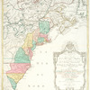 Carte nouvelle de l'Amerique angloise : contenant tout ce que les Anglois possedent sur le continent de l'Amerique septentrionale voir le Canada, la Nouvelle Ecosse ou Acadie, les treize provinces unies qui sont: les quatres colonies de la Nouvelle Angleterre ... avec la Floride
