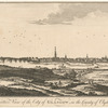 Perspective view of the City of Glasgow, in the  county of Clydesdale.