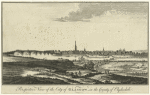 Perspective view of the City of Glasgow, in the  county of Clydesdale.
