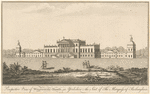 Perspective view of Wentworth-House, in Yorkshire, the seat of the marquiss of Rockingham.