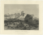 Battle of Long Island : retreat of the Americans under Gen. Stirling across Gowanus Creek.