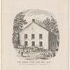 The church which John Hart built for the congregation, at Hopewell, N.J.