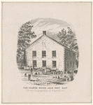 The church which John Hart built for the congregation, at Hopewell, N.J.