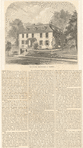 The Philipse Manor-House at Yonkers.