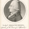 The Honorable Dirck Ten Broeck, Speaker of the House of Assembly, State of New York.