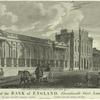 A view of the Bank of England, Threadneedle Street, London.