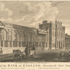 A view of the Bank of England, Threadneedle Street, London.