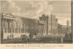 A view of the Bank of England, Threadneedle Street, London.