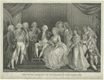 The royal family of England in the year 1787.
