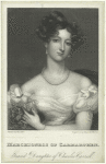 Marchioness of Carmathen, grand daughter of Charles Carroll.