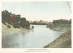 Overlooking the Imperial Palace Moat. Departments of Justice, Navy, etc. in the Distance.