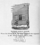 Father King's house, where the African M. E. Church of Cincinnati was organized by Rev. Moses Freeman, Feb. 4, 1824