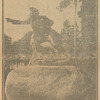 Statue of Gen. Herkimer just errected at Herkimer, N.Y.