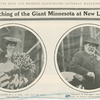 Miss Clara Hill, daughter of J. J. Hill, who was the boat's fair sponsor. James J. Hill, president of the Great Northern Steamship Company, to which the Minnesota belongs.