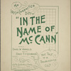 In the name of McCann