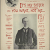 It's my sister you want, not me