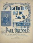 Just tell them that you saw me