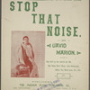 Stop that noise