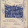 Be sweethearts evermore