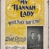 My Hannah lady, whose black baby is you