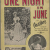 One night in June