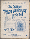 The sermon Deacon Vanderwater preached