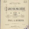 I love you, Ma Chèrie