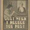 Just when I needed you most