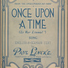 Once upon a time  (Es war einmal)