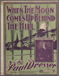 When the moon comes up behind the hill