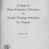 A study of home-economics education, title page