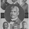 (1) Rev. H. H. Proctor, D. D., Atlanta, Ga., Recording Secretary; (2) Rev. J. W. E. Bowen, D. D., Atlanta, Ga, 4th Vice-Prest; (3) Prof. John R. Hawkins., A. M., Kittrell, N. C., Financial Sec'y; (4) Rev. S. N. Vass, D. D., Raleigh, N. C., Statistical Sec'y; (5) Rev. Bishop A. Walters, D. D., Jersey City, N. J., 1st Vice Pres.; (6) Rev. Bishop R. S. Williams, D. D., Augusta, Ga., 2nd Vice-Prest; (7) Rev. D. I. Sanders, D. D., Charlotte, N. C., 3rd Vice-Prest.