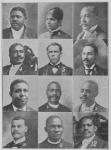 Chairmen of Local Committees; 1. Rev. I. Toliver, D. D., Homes; 2. Mrs. Julia Mason Layton, Missions; 3. Dr. W. H. Connor, Music; 4. Dr. M. W. Clair, Press and Promotion; 5. Rev. W. J. Howard, D. D., Finance; 6. Mr. W. L. Houston, Fraternal and Benevolent Organizations; 7. Rev. M. W. D. Norman, D. D., Reception; 8. Rev. M. W. Traverse, D. D., Ex-Chairman Committee on Public Comfort, now filled by Prof. Jesse Lawson; 9. Prof. John T. Layton, Musical Director; 10. Mr. J. A. Lankford, Decoration; 11. Rev. W. A. Blackwell, D. D., Pulpit Supply; 12. Rev. S. L. Corrothers, D. D., Transportation.