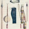 Bow; Lance; Powder Horn; Guitar; Boot; Quiver; Arrow; Pipe.