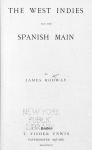 The West Indies and the Spanish Main