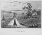 Encampment near Woodie and part of the Lake Tchad