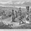 Our Camp in the Uthungu Valley. The Wasui bringing provisions for sale.