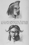 No.2., No.3. A Londa lady's mode of wearing the hair