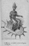 O Muata cazembe vestido de gran de Galla