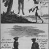Comme les portugais fouttent leurs esclaves lors quils ont deserte. Invention d'un Francois de la Martinique. Esclave qui a la Iambe Coupee pour ayoir deserte.