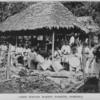 Carib Indians making Baskets, Dominica