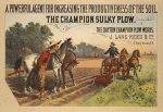 The Champion Sulky Plow