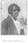 Officers of London Branch; Miss Pearl Brown, Sec'y.