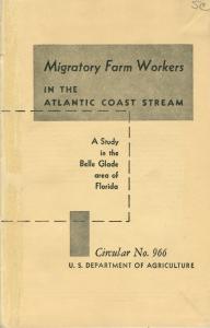 Migratory farm workers in the Atlantic coast stream