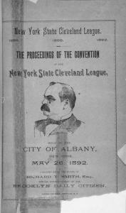 The annual meeting and convention, held in the city of Albany, New York, May 26, 1892