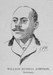 Officers of the League; William Russell Johnson, Secretary.