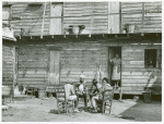 Hotel" in Pahokee, Lake Okeechobee, Florida, living quarters for migratory agricultural workers, February 1941.